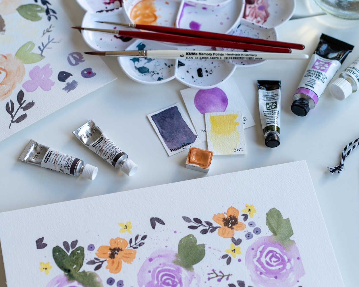 Creative Evening April - Loose Watercolor Flowers (29 April 2025) - Image 4