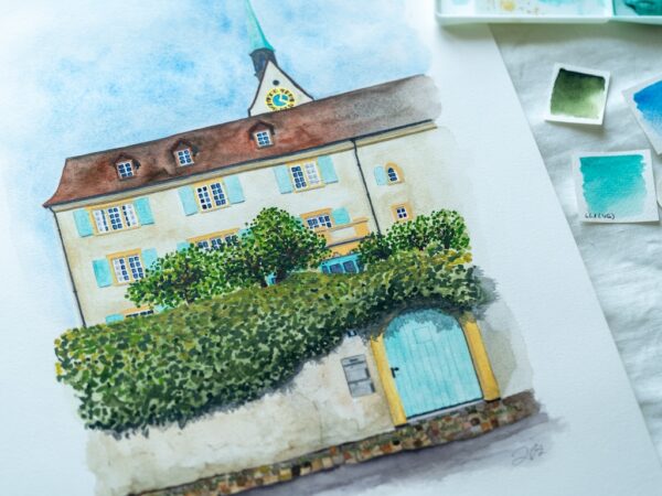 Urban Watercolor Riehen - Klösterli – Bild 2