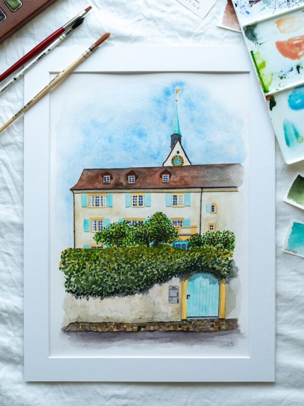 Urban Watercolor Riehen - Klösterli – Bild 3