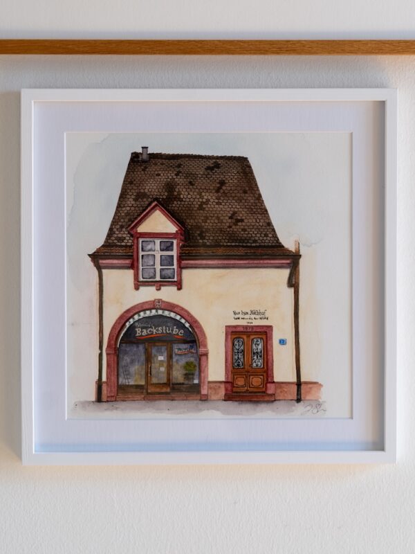 Urban Watercolor Riehen - Patrizia's Backstube