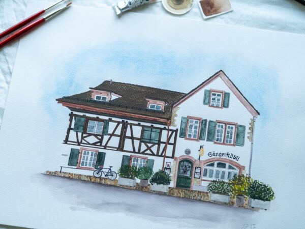 Urban Watercolor Riehen - Sängerstübli – Bild 2