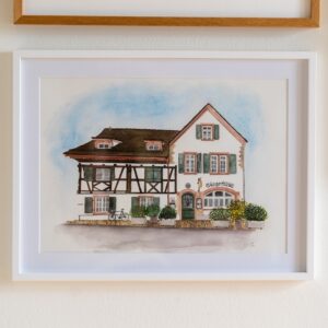 Urban Watercolor Riehen - Sängerstübli