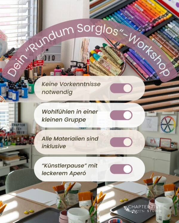 Workshop Abstraktes Malen – Akryl & Mixed Media (15. November 2025) – Bild 11