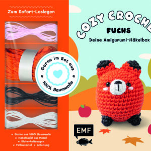 Coverdarstellung von Titel Cozy Crochet – Deine Amigurumi-Häkelbox: Fuchs