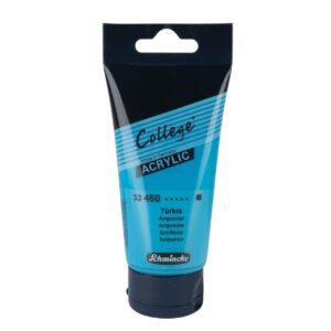 SCHMINCKE College® Acrylic 460 Türkis, 75-ml-Tube